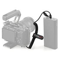 Câble d'alimentation spiralé Alvin's Cables Type-C PD vers batterie factice NP-FZ100 pour Sony Alpha A7 III, A7 IV, A7S III, A7RIII, A7R IV, etc.