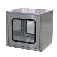 Caja de paso electrónica de alta hermeticidad con interbloqueo para proyectos de hospitales y salas blancas