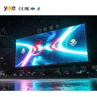 Écran LED géant étanche Yake IP65 SMD P4 P5 P6 P8 P10 pour affichage publicitaire extérieur, panneau d'affichage numérique 3D, mur LED