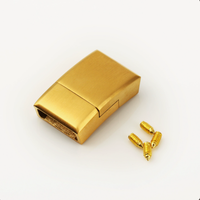 JFS004 Vente en gros de fermoirs magnétiques en acier inoxydable 316L, connecteurs pour bijoux DIY, accessoires de finition