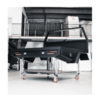 Boîte de plateau de cabine simple en aluminium, vente en gros