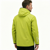 Premium veste moto softshell homme personnalisable col montant imperméable coupe vent respirant manteau décontracté extérieur