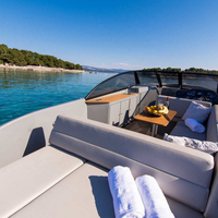 Bateaux à rames en aluminium Kinocean 27 pieds, yachts de luxe avec cuisine