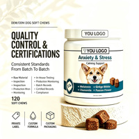 OEM Kalmerende Kauwtabletten voor Honden met Melatonine, Kamille & Ginkgo Biloba - Supplement tegen Angst & Stress