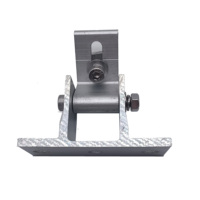 Système de montage photovoltaïque Haina pour toit plat, base réglable, surface anodisée, résistance au vent 60 m/s, résistance à la neige 1,5 KN/m²