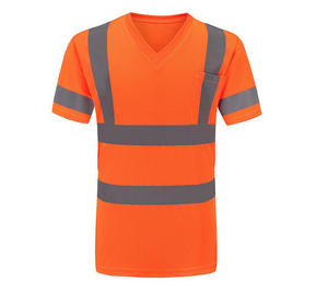 Polo de sécurité réfléchissant en maille à mailles larges pour le travail, avec exportation - Product Image 3