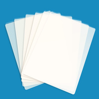 50mic A5-160 * 220mm 100 pièces en gros plastique Fim Film de protection Transparent pour papiers Photos