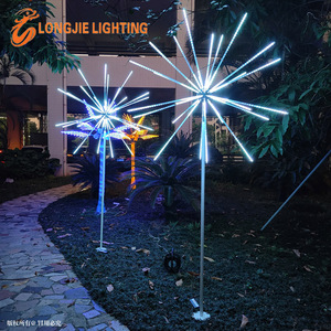 H:3M lampe led colorée électrique pour décoration extérieure étanche 3d, lumière <span class=keywords><strong>de</strong></span> feu d'artifice animé <span class=keywords><strong>de</strong></span> météores <span class=keywords><strong>de</strong></span> noël - Product Image 3