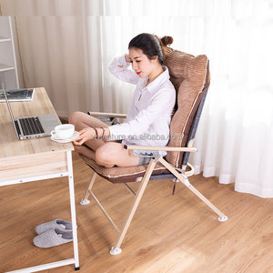 Chaise pliante avec siège épais, fauteuil <span class=keywords><strong>de</strong></span> <span class=keywords><strong>plage</strong></span>, plein air, confortable, épaisseur réduite, pour bureau - Product Image 4