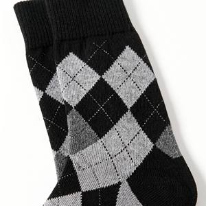 Calzini da Uomo per Abiti Eleganti in Cotone Traspirante, con Logo Personalizzato, Fantasia a Quadri o Tinta Unita, Confezione Regalo, Vendita Calda - Product Image 3