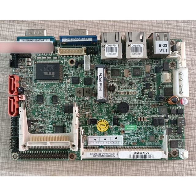 WAFER-945GSE-N270-R20 Industrial Motherboard CPU Card Tested Working