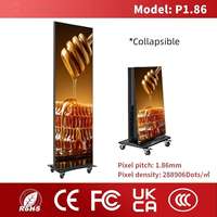 Pantalla LED de Rejilla a Todo Color, IP65 Impermeable, Ultrafina, de Alquiler, Tipo Espejo, con Soporte de Pie, 8K HDR10, 2 Años de Garantía