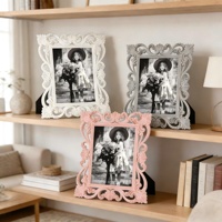 Marco de Fotos Antiguo en Relieve de Resina Ecológica Duradero de 5x7 Pulgadas, Tamaño Personalizado, Colores Personalizados, Venta al por Mayor a Granel