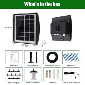 <span class=keywords><strong>Mev</strong></span> In 2024 sistema di irrigazione Auto solare alimentato a energia solare automatico Kit di irrigazione a goccia per le piante sul balcone, nel letto dell'impianto - Product Image 6