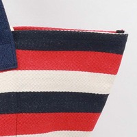 Sac fourre-tout décontracté en toile grande capacité pour femme avec matériau écologique et sangle de taille pour les fêtes à la plage