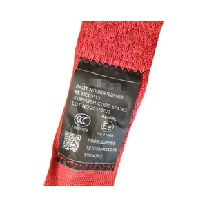 Ceinture de sécurité en nylon rouge à 3 points de qualité d'origine Geely Xingyue Monjaro OE8040537900 8040537800 pour la sécurité automobile - Product Image 5