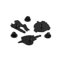Pas de quantité minimum de commande prix bas personnalité en gros doux et dur émail badge concevoir votre propre logo broche support personnalisé