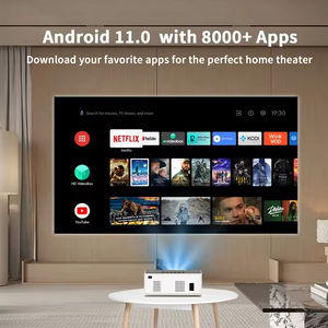 Proyector LCD Inalámbrico Portátil M7 de Fábrica al por Mayor, Proyector de Cine en Casa 1080P, Android HD, Mini Proyector LED Portátil para Exteriores - Product Image 3