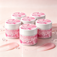 Gel Constructeur Réfléchissant Professionnel Sans HEMA - 15g 30g Gel Dur Scintillant Flash pour Extension d'Ongles - Gel de Construction à Éclat Intense