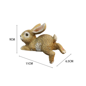 Tùy Chỉnh Nhỏ Dễ Thương Nhựa Phục Sinh Thỏ <span class=keywords><strong>Bunny</strong></span> Bức Tượng Cho Vườn Trang Trí Bức Tượng - Product Image 5