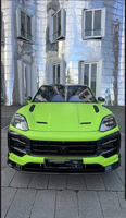 LD Style Carrosserie en fibre de carbone Kit pour Porsche Cayenne 2025 + Lèvre avant Diffuseur arrière Spoiler Hood
