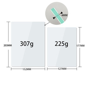 Prosub 12,7*17,8cm Sublimatie Glazen Fotolijst Blanko Aangepaste Print Gehard Glas Sublimatie Fotolijsten - Product Image 6