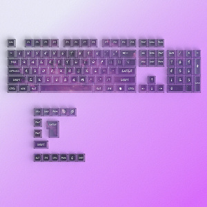 Coloré brouillard série Keycap arc-en-ciel Transparent PC cerise profil impression UV 119Key clavier mécanique Keycaps personnalisé ODM/OEM - Product Image 6