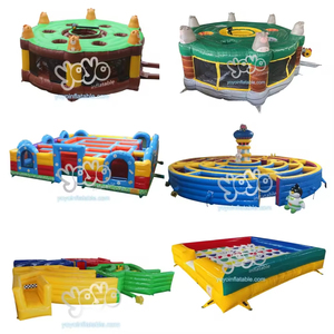 Pista de Obstáculos Inflable de Seguridad Certificada de Primera Calidad al por Mayor - Nuevo Diseño Personalizado, Precio Directo de Fabricante Chino - Product Image 1
