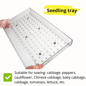 Plaque de semoir de plateau de prise semoir de précision transparent pour Micro graines légumes, graines personnalisées - Product Image 3