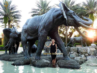Métal artisanat zoo carré grande taille bronze porte éléphant statue en laiton éléphant sculpture à vendre