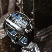 Montre pour homme Pentium Design - Marque haut de gamme, luxueuse, unique, sportive et spéciale. Montre-bracelet automatique mécanique étanche pour homme NH05