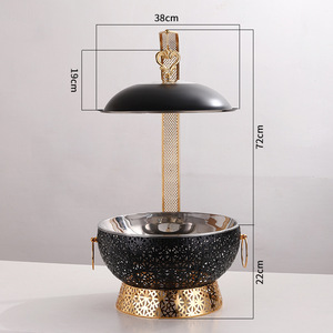 Nuovo Design Set Chafing Dish <span class=keywords><strong>per</strong></span> Buffet 8.0L Nero <span class=keywords><strong>per</strong></span> <span class=keywords><strong>Catering</strong></span> - Product Image 1
