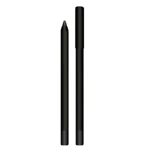 Оптовая продажа, органический долговечный гелевый карандаш для подводки глаз с индивидуальным логотипом, черная водостойкая гелевая подводка для глаз