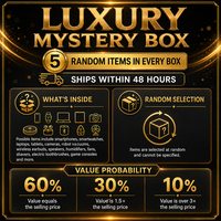 Hochwertige 3C Digital Mystery Blind Box Zufällige Elektronik-Gadgets Inklusive Smartwatch Ohrhörer Kamera Überraschungs-Glücksgeschenk