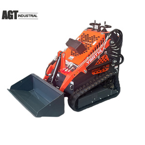 AGT YSRT14 Mini Skid Steer Loader Mini Track Loader bensin kompak Skid Steer Rato Loader - Product Image 1