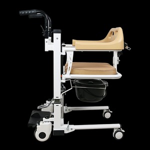 Hydraulic Patient Lift <b>Chair</b> For Bedridden Elderly Rehabilitation Nursing Transfer Bathing <b>Commode</b> Use Steel Construction - Product Image 2