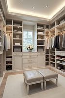 Armoire sur mesure style Shaker, 5 panneaux encastrés, pour chambre à coucher, dressing ou dressing intégré