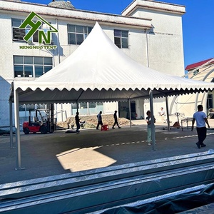 Gazebos <span class=keywords><strong>de</strong></span> fête <span class=keywords><strong>de</strong></span> mariage <span class=keywords><strong>de</strong></span> luxe auvent blanc 10x10M grande pagode d'événement tente étanche en vente - Product Image 4