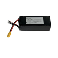 Batterie LiHV 6S 22,8V 16000mAh avec connecteur XT60 XT90 XT90s pour drone de cartographie et d'arpentage, avion