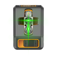 Niveau laser industriel professionnel Norm OEM ODM 2 lignes faisceau vert croisé Construction de nivellement laser réglable avec trépied