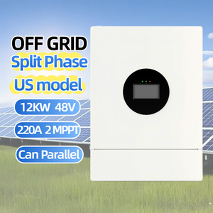 Precio de Fábrica para Sistema Solar Certificado de 12KW, Modelo Estadounidense, Fuera de Red, Bifásico, 48V 220A, Dos MPPT, Onda Sinusoidal Pura, Paralelo, WiFi - Product Image 2