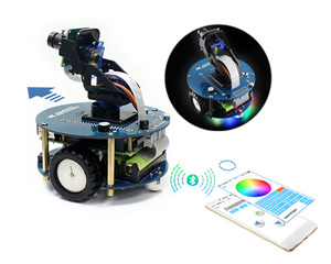 Waveshare AlphaBot2-Pi4B-<span class=keywords><strong>8GB</strong></span>-US-SKU-18106, Robô Inteligente de Vídeo AlphaBot2 Alimentado por <span class=keywords><strong>Raspberry</strong></span> <span class=keywords><strong>Pi</strong></span> <span class=keywords><strong>4</strong></span> - Product Image 2