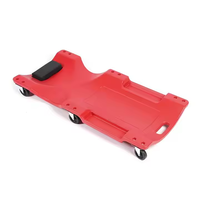 Chariot d'atelier roulant en plastique de 36 pouces pour mécaniciens, avec roues renforcées pour la réparation automobile