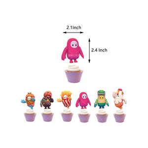 Décorations de fête d'anniversaire pour enfants sur le thème du <span class=keywords><strong>jeu</strong></span> <span class=keywords><strong>Fall</strong></span> <span class=keywords><strong>Guys</strong></span>, assiettes, décorations pour cupcakes, ballons, ensembles de décorations de fête d'automne, fournitures pour baby shower - Product Image 4