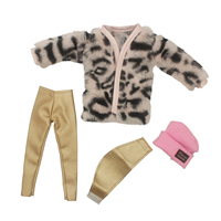 Vêtements pour poupées en gros, pulls et pantalons de 30 cm, style hiver, européen et américain, en cuir souple, modèle de jouet, jouet artisanal en PVC, vêtements pour poupées unisexes