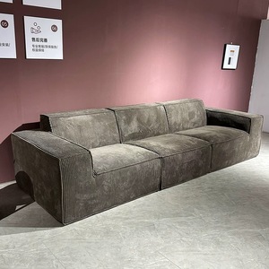 Set ruang tamu <span class=keywords><strong>Sofa</strong></span> mewah Modern furnitur bentuk l 2 3 tempat duduk korduroi kompresi vakum dikemas desain relaksasi - Product Image 2