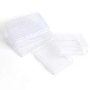 JC Multi-size orecchini portagioie portagioie da te scatola portautensili in plastica trasparente - Product Image 1