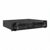 Amplificateur audio professionnel 4000W*2 2U à haute puissance numérique pour événements, lieux de divertissement, clubs, 2 canaux, matériau métallique, 20Hz-20KHz