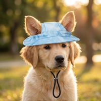 Casquette de baseball personnalisée pour chien, chapeau de pêcheur d'été pour chien et chat avec trous pour les oreilles, chapeau de soleil réglable pour chiot, accessoire de tête pour animal de compagnie