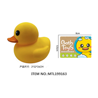 Jouet de baignoire multi-design Canard en caoutchouc jaune Jouets de bain en vinyle Mini canards en caoutchouc pour bébé Fête d'anniversaire Festival